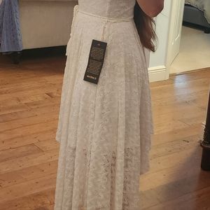 Bebe brand new ivory dress size S